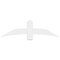 Ekena Millwork Bellingham Architectural Grade PVC Gable Bracket, 60"W x 17 1/2"H x 2"D x 6"F, 7/12 Pitch GBP060X18X0206BEL00 - alternate 3